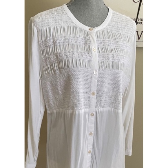 J. Jill Tops - J. JILL TUNIC WHITE SIZE LP